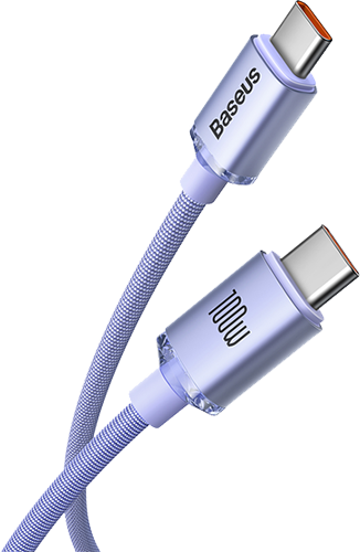 Baseus Crystal Shine Series PD Cable Type-C to Type-C 100W 1.2m image