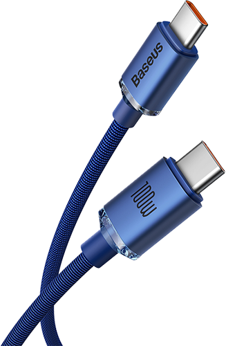 Baseus Crystal Shine Series PD Cable Type-C to Type-C 100W 2m image