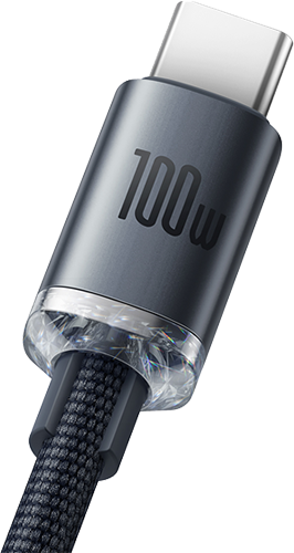 Baseus Crystal Shine Series Cable USB to Type-C 100W 1.2m  image