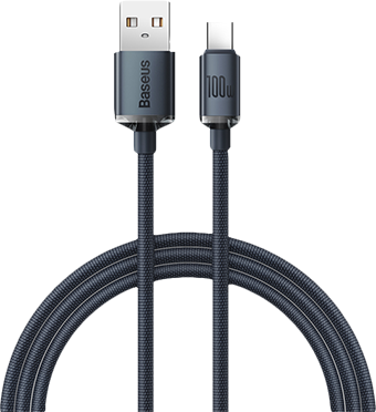 Baseus Crystal Shine Series Cable USB to Type-C 100W 1.2m  image