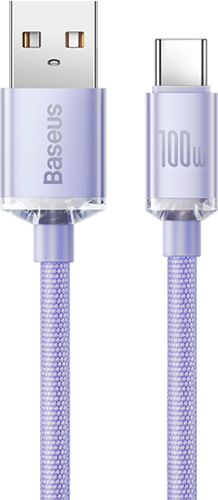 Baseus Crystal Shine Series Cable USB to Type-C 100W 1.2m  image
