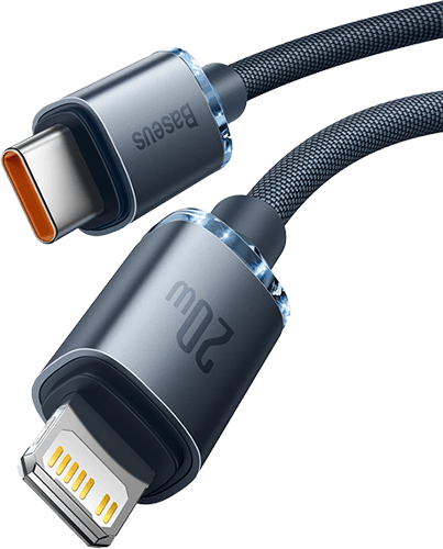 Baseus Crystal Shine Series Cable Type-C to Lightning 20W 1.2m  image