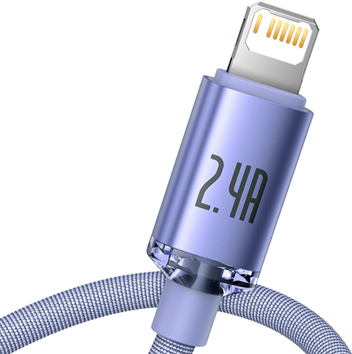 Baseus Crystal Shine Series Cable USB to Lightning 2.4A 1.2m image