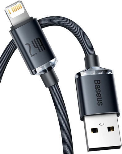 Baseus Crystal Shine Series Cable USB to Lightning 2.4A 1.2m image