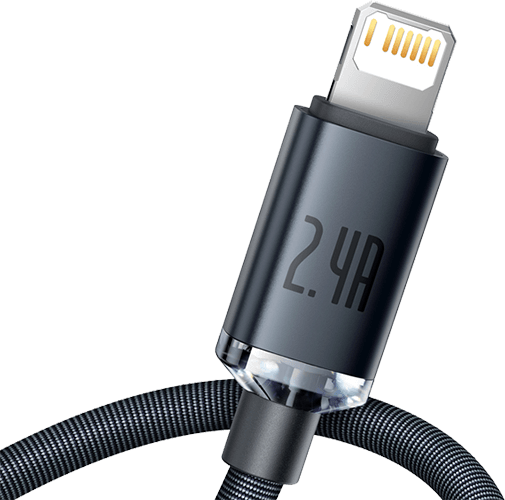 Baseus Crystal Shine Series Cable USB to Lightning 2.4A 1.2m image