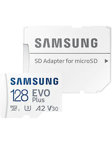 Samsung Evo Plus (2021) microSDXC 128GB Class 10 U3 V30 A2 UHS-I image